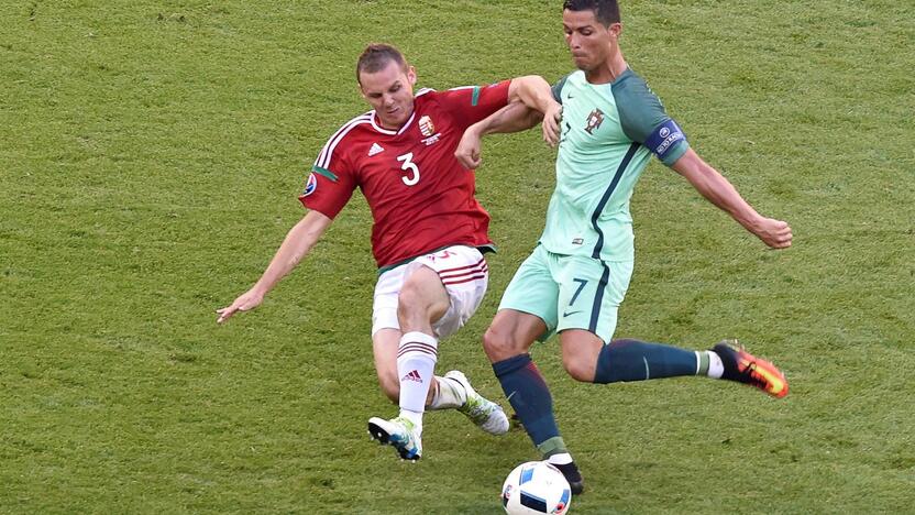 Euro 2016: Portugalija - Vengrija 3:3