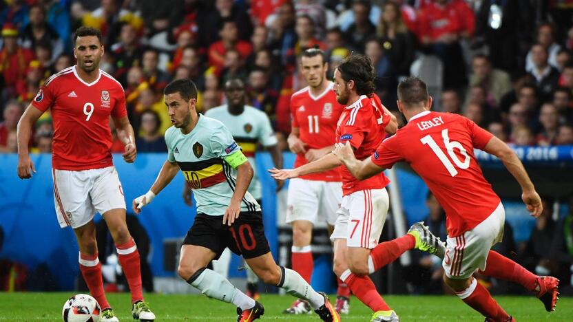 Euro 2016: Velsas - Belgija 3:1