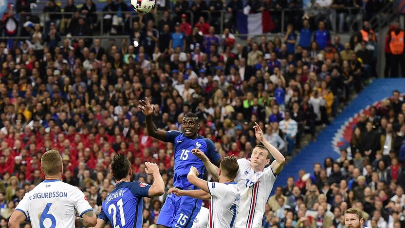 Euro 2016: Prancūzija – Islandija 5:2