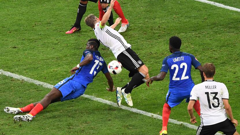 Euro 2016: Prancūzija - Vokietija 2:0