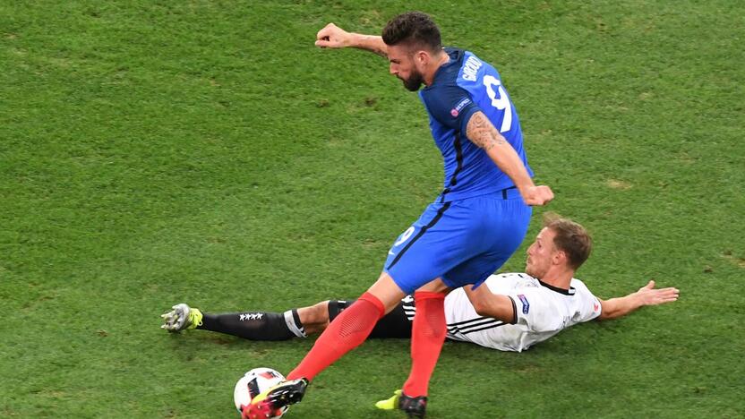 Euro 2016: Prancūzija - Vokietija 2:0