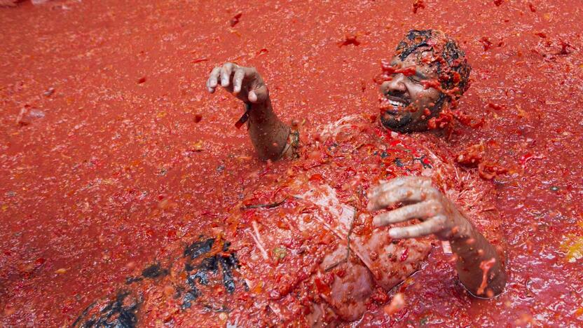 Festivalis „Tomatina“ Ispanijoje