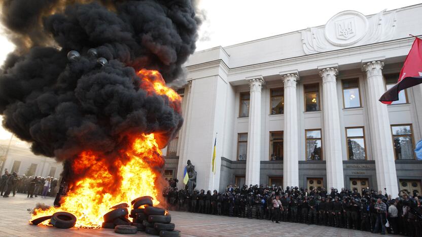 Susirėmimai prie Ukrainos Rados