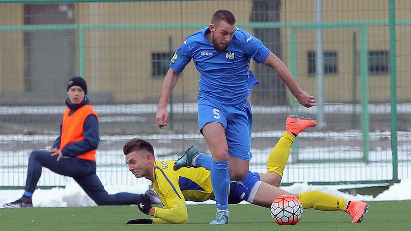 Lietuvos futolo A lyga: Jonavos „Lietava“ – Klaipėdos „Atlantas“ 0:1.