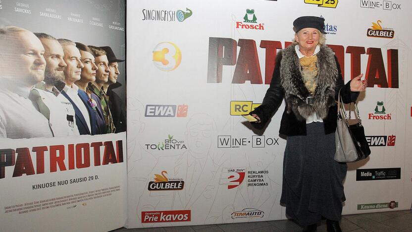 Kaune, kinoteatre „Forrum Cinemas“ parodytas lietuvių filmas „Patriotai“.