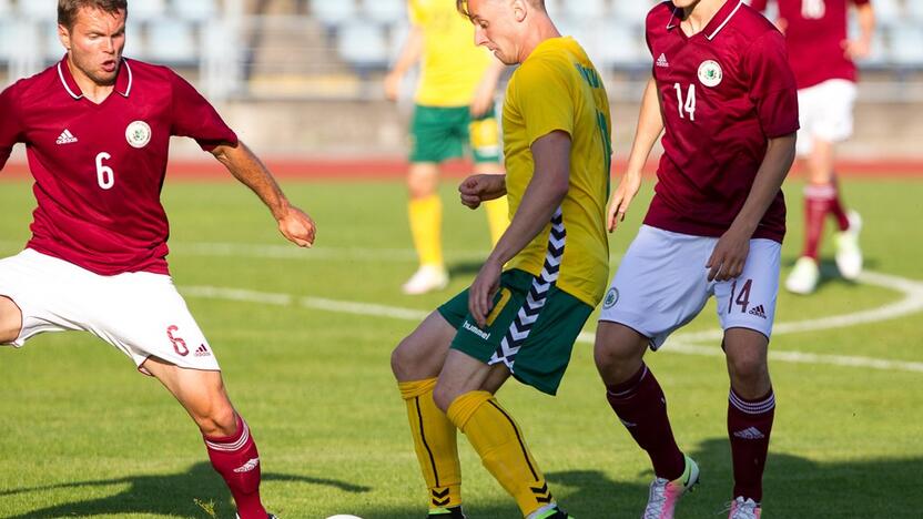 Baltijos futbolo taurė: Latvija - Lietuva 2:1