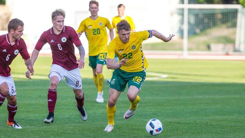 Baltijos futbolo taurė: Latvija - Lietuva 2:1