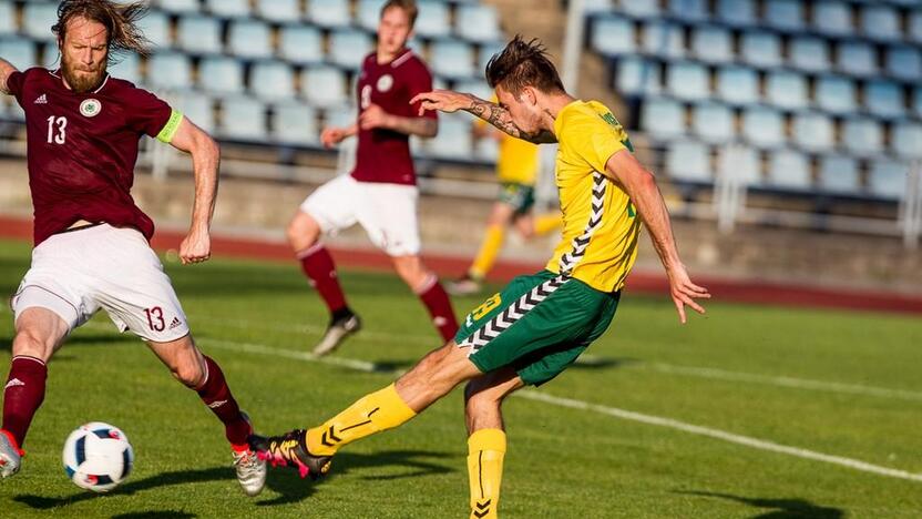 Baltijos futbolo taurė: Latvija - Lietuva 2:1