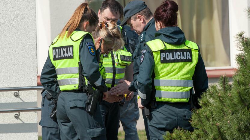 Pranešimas apie sprogmenį Kalniečių poliklinikoje