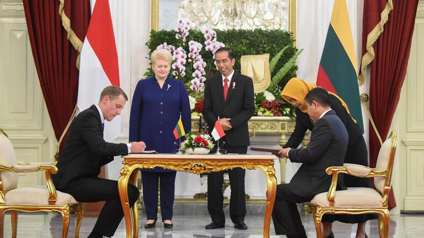 D. Grybauskaitės vizitas Indonezijoje