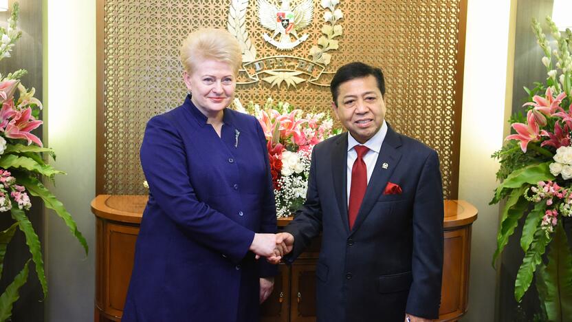 D. Grybauskaitės vizitas Indonezijoje