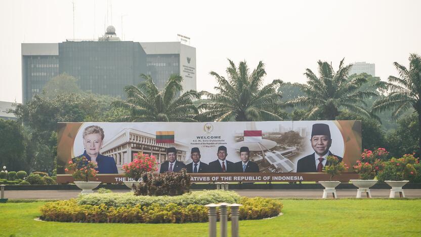 D. Grybauskaitės vizitas Indonezijoje