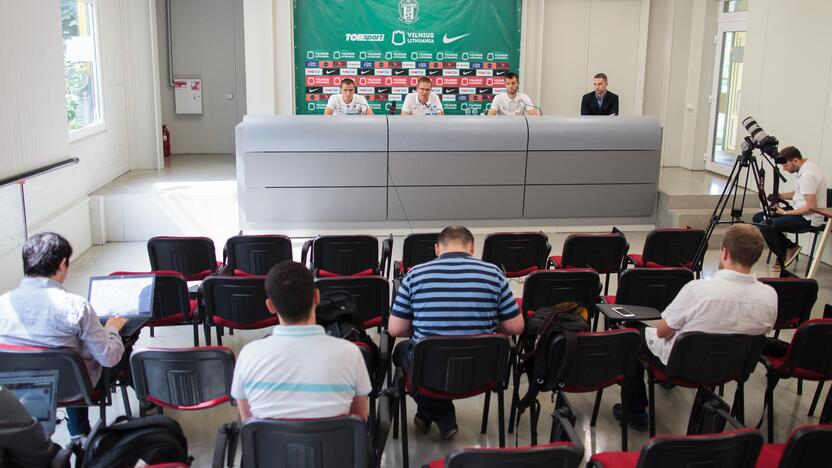 Vilniaus „Žalgirio“ spaudos konferencija