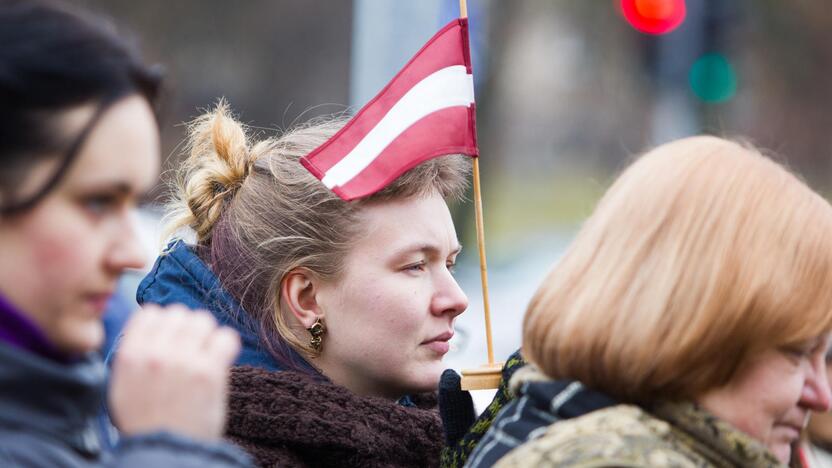 Vilniuje atidengta lentelė latvių kalba