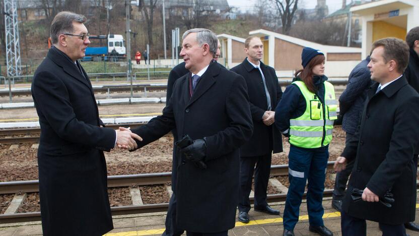 Geležinkelio elektrofikacijos darbų pradžia