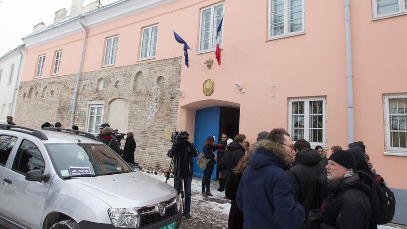 Žurnalistai ir politikai išreiškė solidarumą su prancūzų tauta