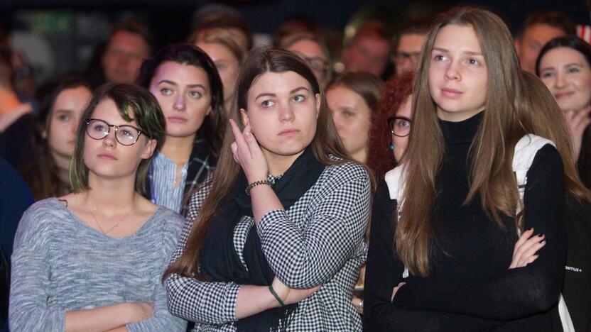 JAV prezidento rinkimų stebėjimas Vilniuje