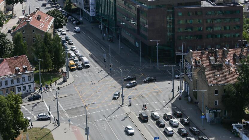 Naujas sankryžų ženklinimas sostinėje