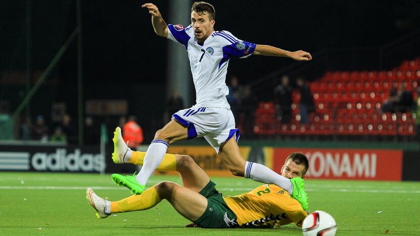 Europos futbolo čempionato atranka: Lietuva - San Marinas 2:1