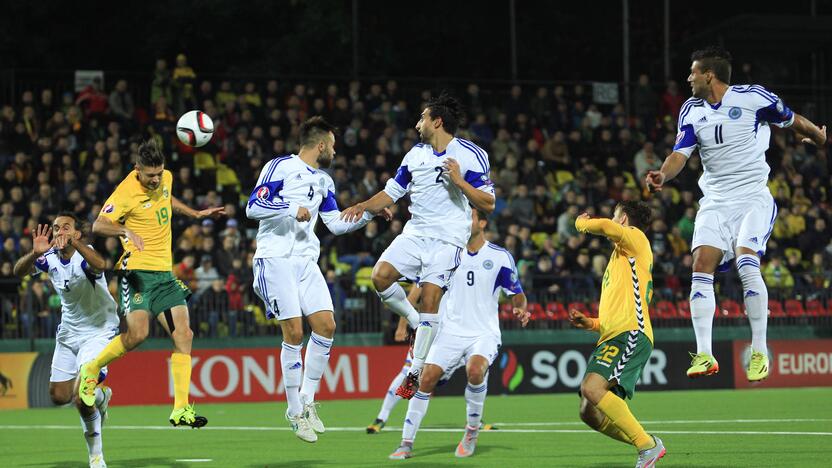 Europos futbolo čempionato atranka: Lietuva - San Marinas 2:1