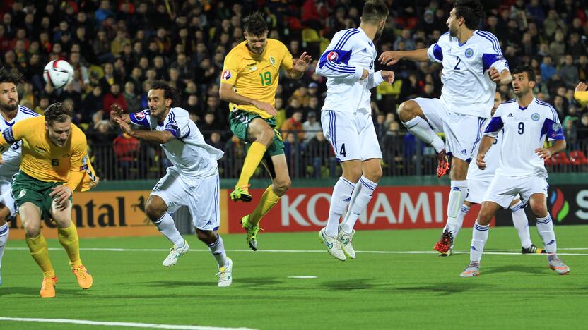 Europos futbolo čempionato atranka: Lietuva - San Marinas 2:1