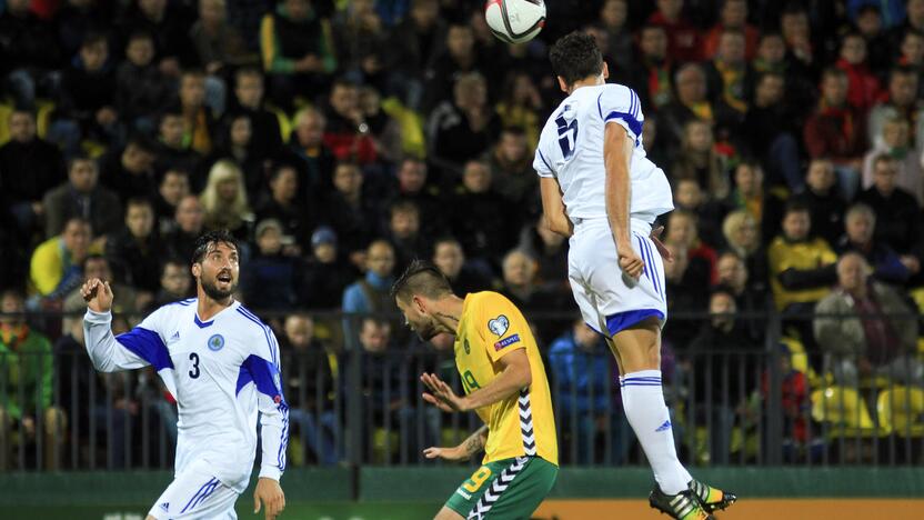 Europos futbolo čempionato atranka: Lietuva - San Marinas 2:1