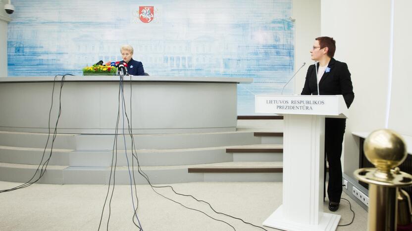 Prezidentės metinė spaudos konferencija