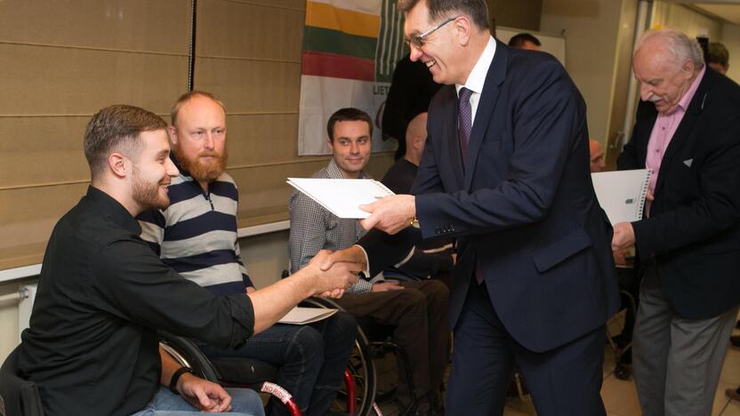 Lietuvos geriausių metų neįgaliųjų sportininkų pagerbimo ceremonija