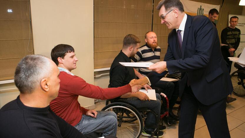 Lietuvos geriausių metų neįgaliųjų sportininkų pagerbimo ceremonija