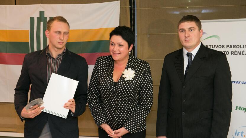 Lietuvos geriausių metų neįgaliųjų sportininkų pagerbimo ceremonija