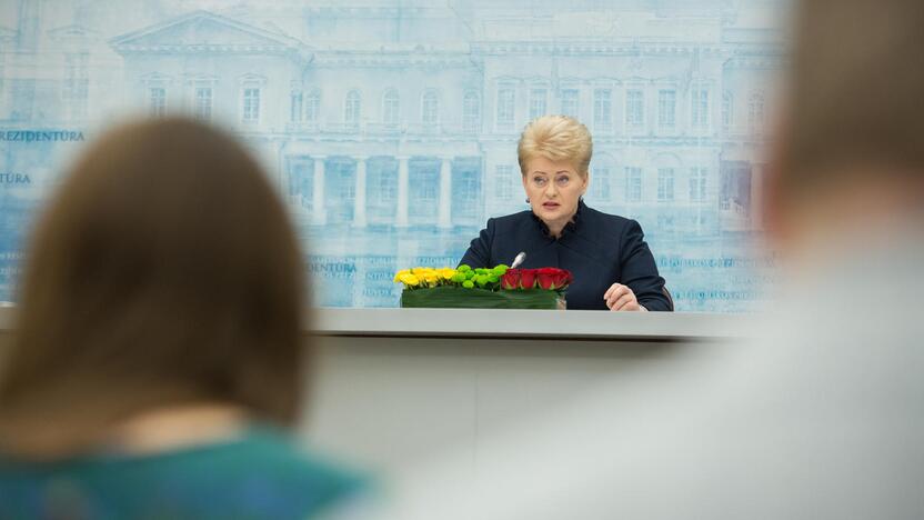 Metinė prezidentės spaudos konferencija