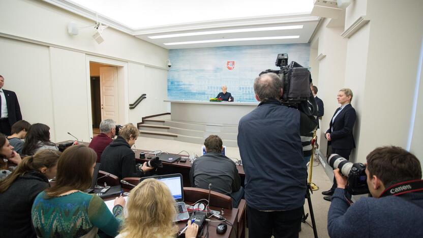 Metinė prezidentės spaudos konferencija