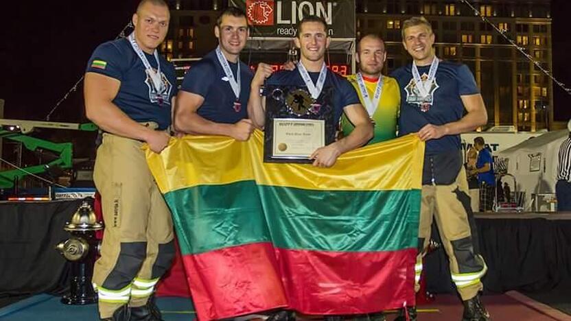 J.Rumiancevas (centre) – vienintelis klaipėdietis, vykęs į pasaulio čempionatą.