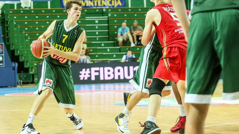 Europos U-16 krepšinio čempionatas: Lietuva-Anglija