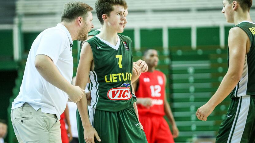 Europos U-16 krepšinio čempionatas: Lietuva-Anglija