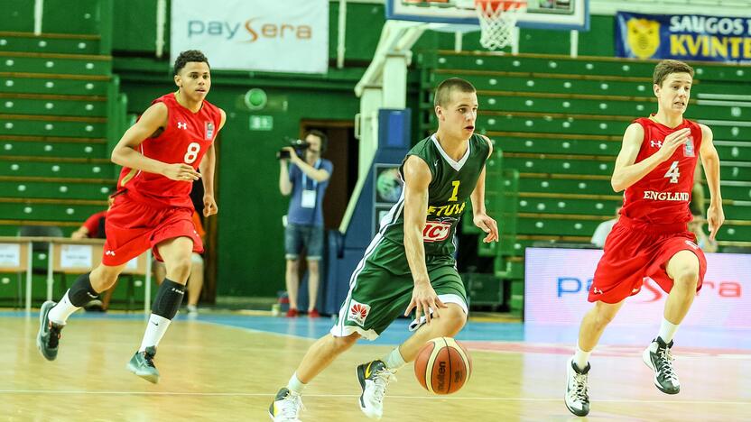 Europos U-16 krepšinio čempionatas: Lietuva-Anglija