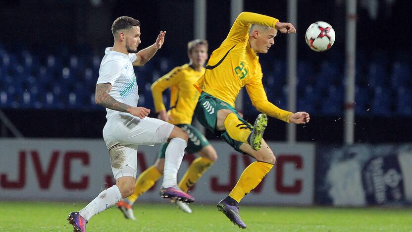 Futbolas [U21] Lietuva – Slovėnija 1:0