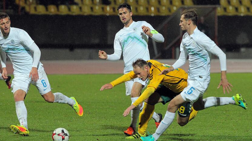 Futbolas [U21] Lietuva – Slovėnija 1:0