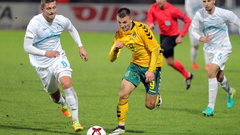 Futbolas [U21] Lietuva – Slovėnija 1:0