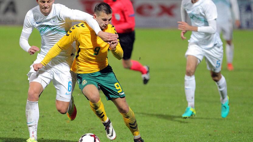 Futbolas [U21] Lietuva – Slovėnija 1:0