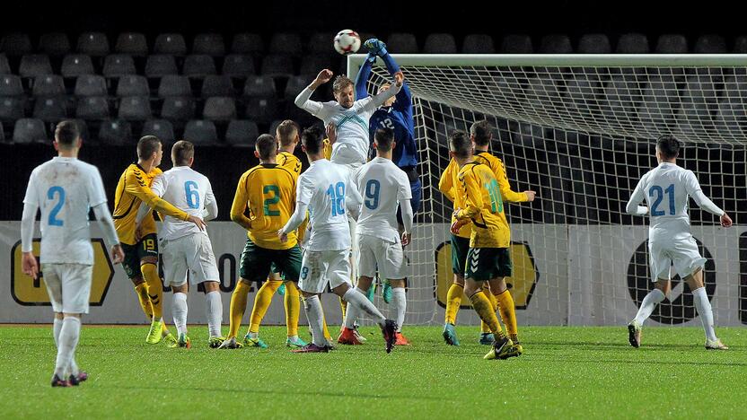 Futbolas [U21] Lietuva – Slovėnija 1:0