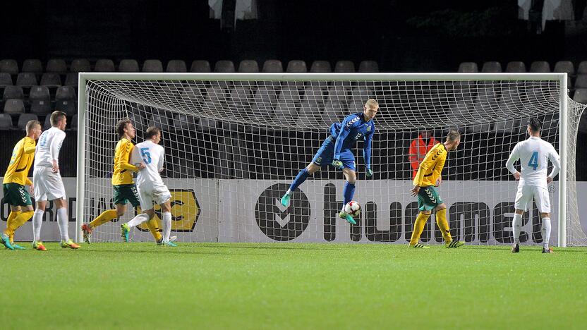 Futbolas [U21] Lietuva – Slovėnija 1:0