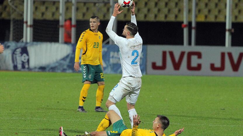 Futbolas [U21] Lietuva – Slovėnija 1:0