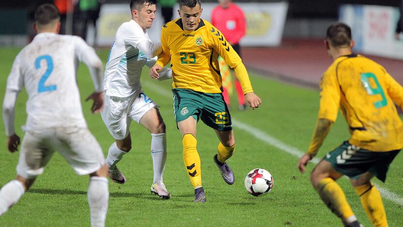 Futbolas [U21] Lietuva – Slovėnija 1:0