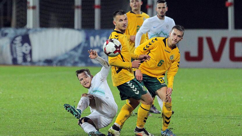 Futbolas [U21] Lietuva – Slovėnija 1:0