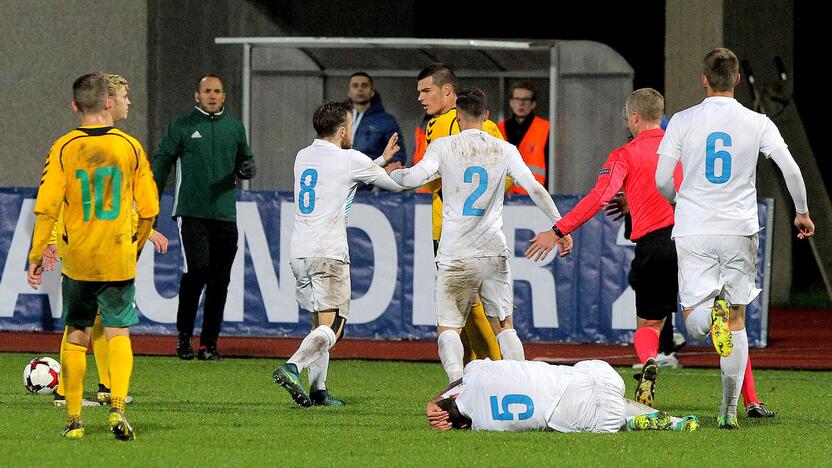 Futbolas [U21] Lietuva – Slovėnija 1:0