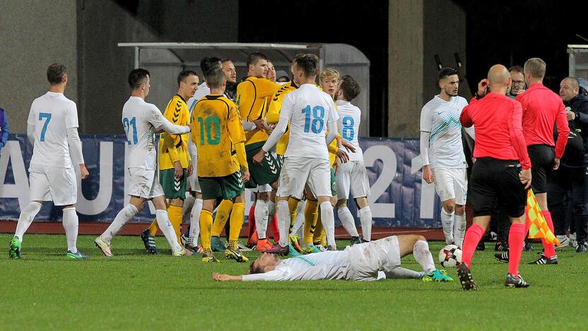 Futbolas [U21] Lietuva – Slovėnija 1:0