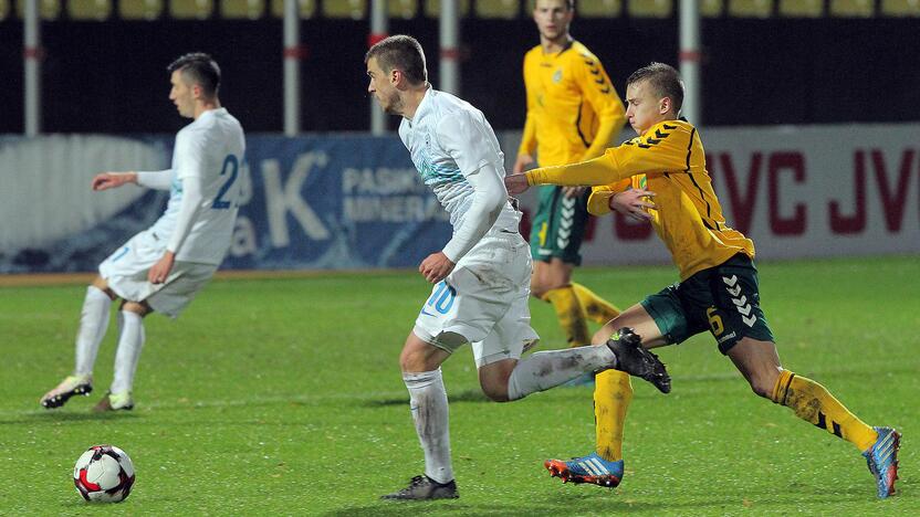 Futbolas [U21] Lietuva – Slovėnija 1:0