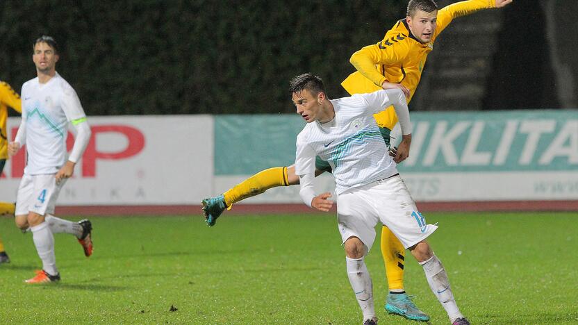 Futbolas [U21] Lietuva – Slovėnija 1:0