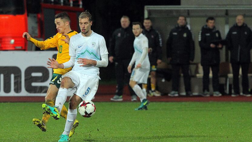 Futbolas [U21] Lietuva – Slovėnija 1:0